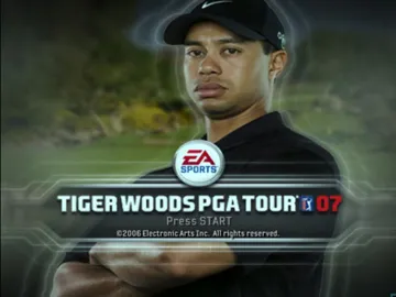 Tiger Woods PGA Tour 07 (USA) screen shot title